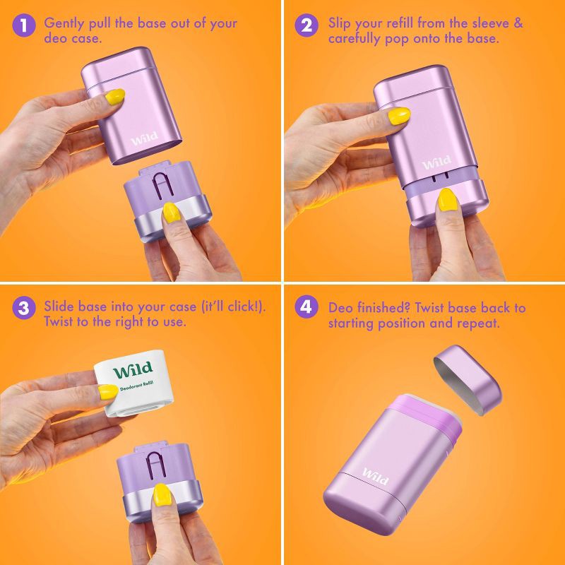 slide 7 of 7, Wild Cosmetics Cream Deodorant Refill - Honey & Cactus Flower - Aluminum-Free 1.4oz, 1.4 oz