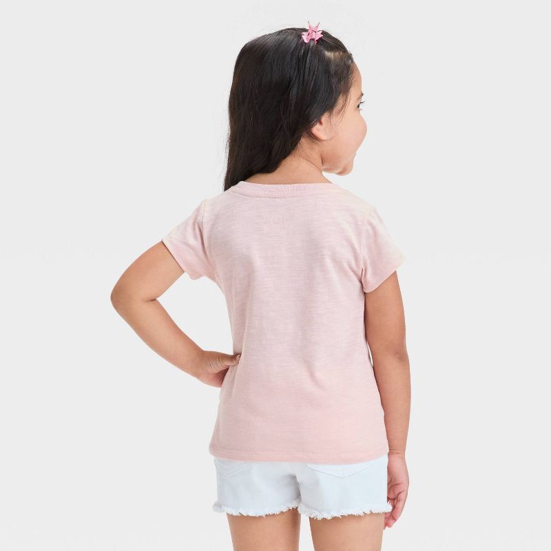slide 3 of 4, Disney Toddler Girls' Jessie Short Sleeve Graphic T-Shirt - Rose Pink 3T, 1 ct
