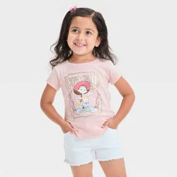Disney Toddler Girls' Jessie Short Sleeve Graphic T-Shirt - Rose Pink 4T