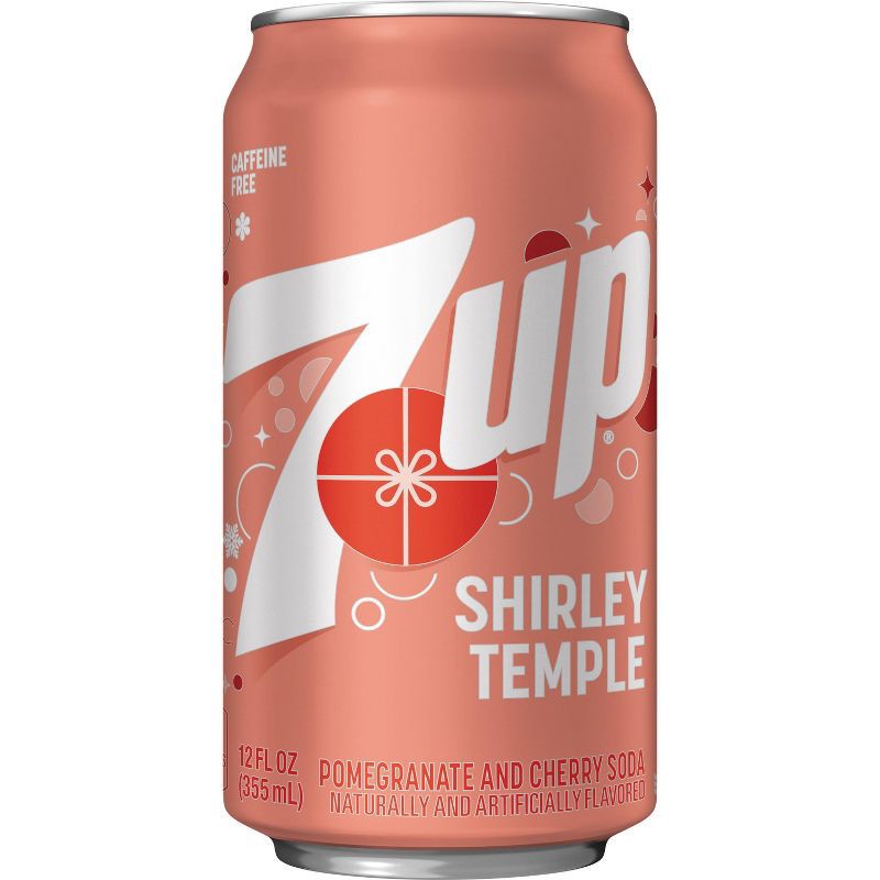 slide 4 of 8, 7UP Shirley Temple Soda - 12pk/12 fl oz Cans, 12 ct; 12 fl oz