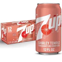7UP Shirley Temple Soda - 12pk/12 fl oz Cans