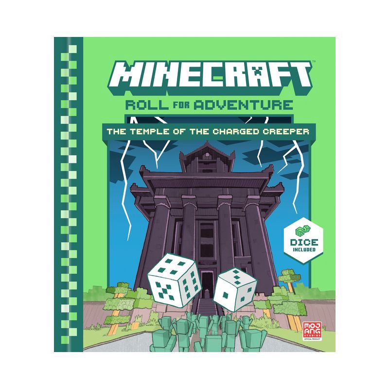 slide 1 of 1, Random House Minecraft: Roll for Adventure: The Temple of the Charged Creeper - by Matt Forbeck & Marty Forbeck (Hardcover), 1 ct