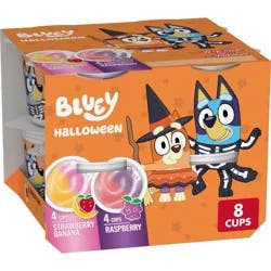 Yoplait ' Bluey Yogurt Raspberry/Strawberry Banana - 32oz/8ct: Gluten-Free, Low Fat