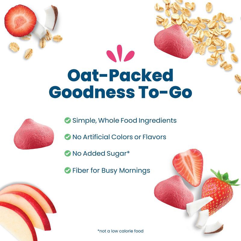 slide 4 of 7, Amara Organic Breakfast Oat Melts Strawberry Baby Snack - 7g, 7 gram