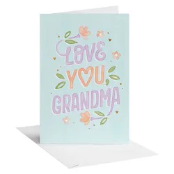 Carlton Cards Mother's Day Card for Grandma, So Lucky to Have You, Includes Envelope