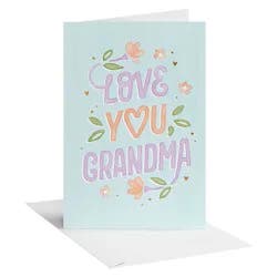 Carlton Cards Mother's Day Card for Grandma, So Lucky to Have You, Includes Envelope
