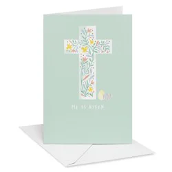 American Greetings Religious Easter Card for Anyone, He Is Risen, Includes Envelope