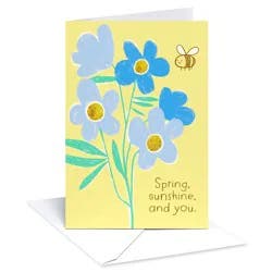 American Greetings Easter Card for Anyone, Spring, Sunshine, and You, Includes Envelope