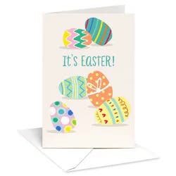 American Greetings Easter Card for Kids, Colorful Eggs, Includes Envelope