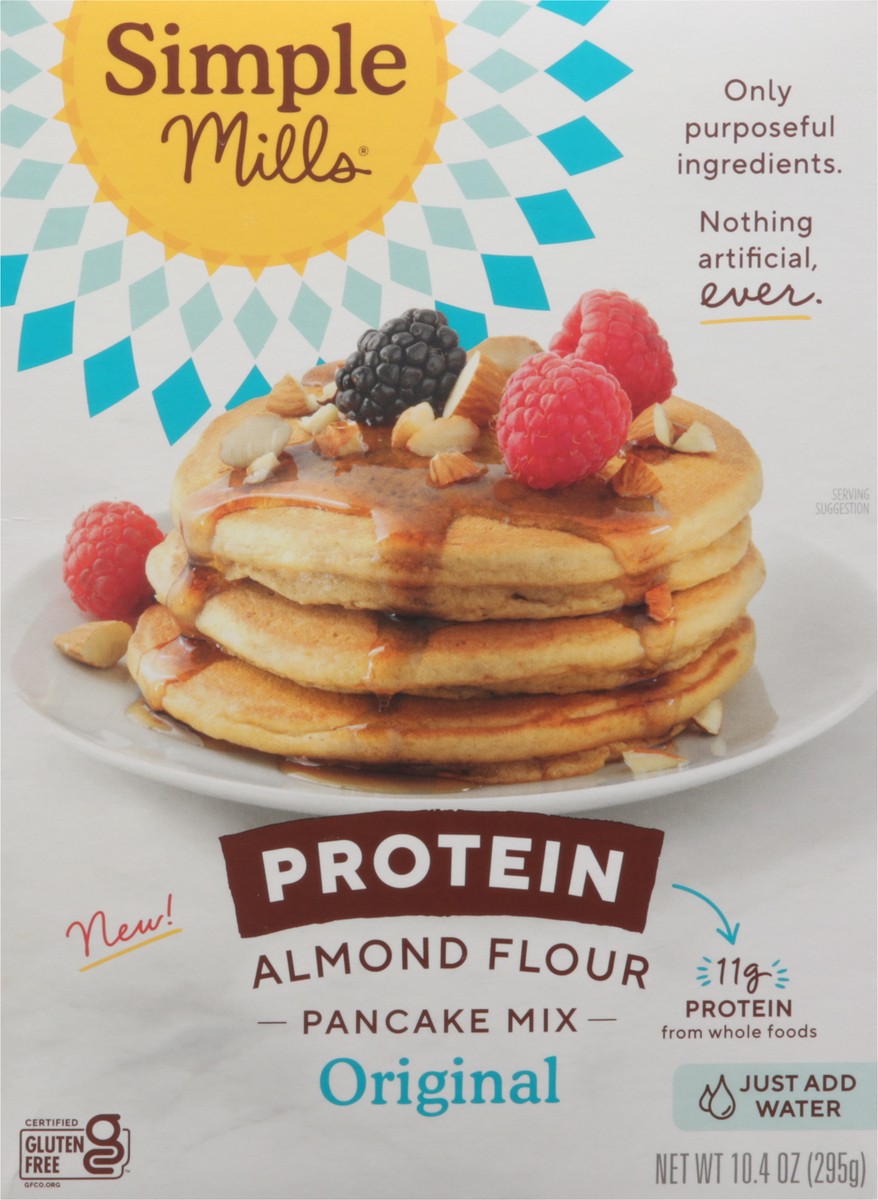 slide 9 of 9, Simple Mills Protein Almond Flour Pancake Mix, 10.4 oz