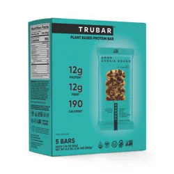 TRUBAR 12g Plant Based Protein Bars - OHHH Cookie Dough - 5ct