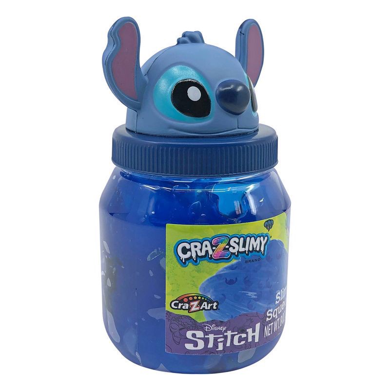 slide 6 of 7, Disney Slimy Stitch Squeezie Slime - Blue: Creativity Focused Educational Toy, 7oz, 7 oz