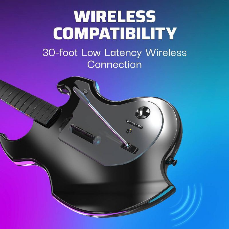 slide 3 of 13, RiffMaster Wireless Guitar PlayStation: PDP Gaming Controller for PS4 & PS5, 1 ct