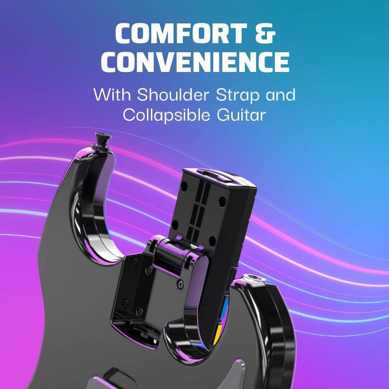 slide 9 of 13, RiffMaster Wireless Guitar PlayStation: PDP Gaming Controller for PS4 & PS5, 1 ct