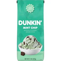 Dunkin' Donuts Dunkin' Mint Chip Flavored Dark Roast Ground Coffee - 11oz