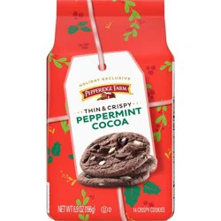 Pepperidge Farm Farmhouse Thin & Crispy Peppermint Cocoa Cookies 6.9oz