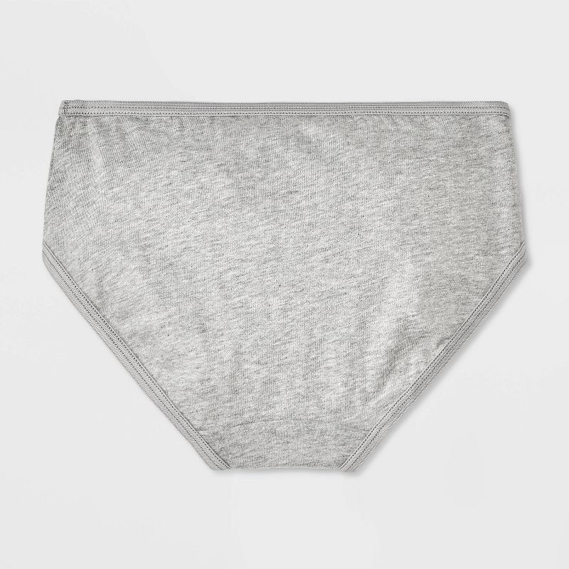 slide 3 of 4, Girls' 14pk 'Bows' Cotton Briefs Underwear - Cat & Jack™ Purple 8, 14 ct