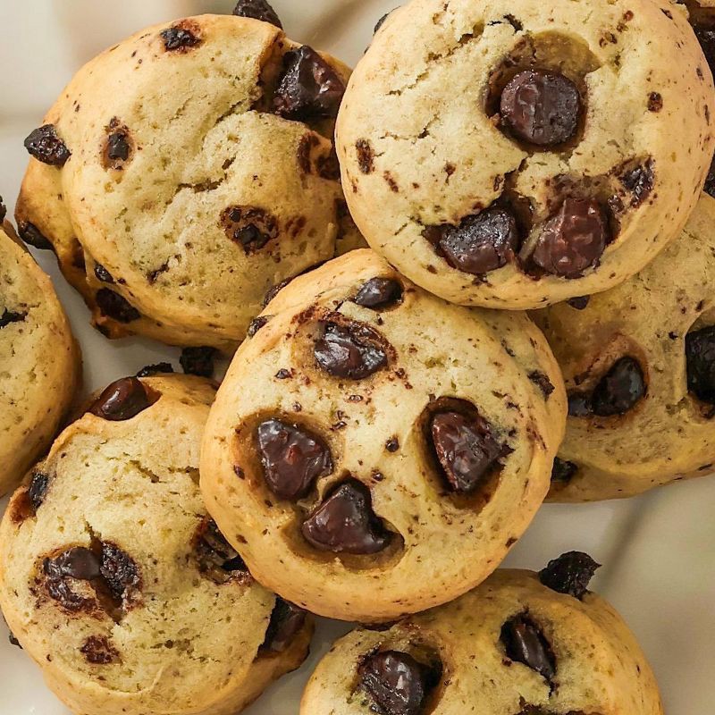 slide 3 of 4, Puff Cookies Cookie Dough Chocolate Chip - 12.65oz, 12.65 oz