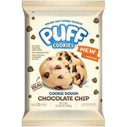 Puff Cookies Cookie Dough Chocolate Chip - 12.65oz