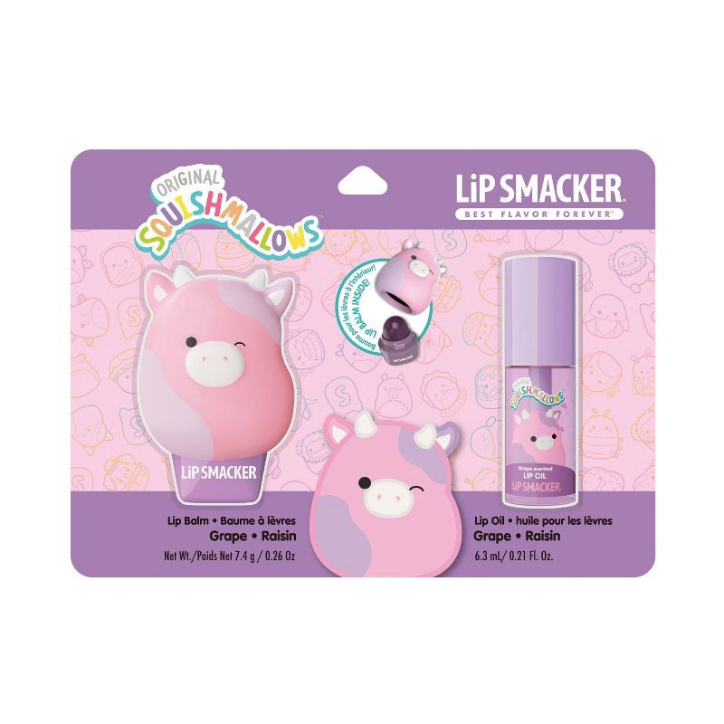 slide 1 of 5, Lip Smacker Patty Lip Balm & Grape Lip Oil - 2pc, 2 ct