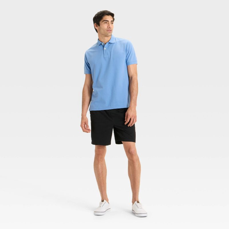 slide 3 of 3, Men's Every Wear Polo Shirt - Goodfellow & Co™ Blue L, 1 ct