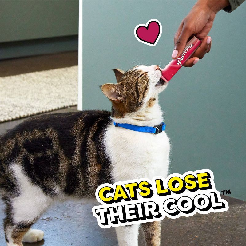 slide 6 of 10, Temptations Seafood, Shrimp and Salmon Flavor Puree Cat Treats - 6.7oz, 6.7 oz