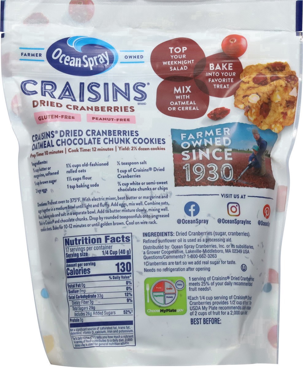 slide 11 of 26, Ocean Spray 24oz Craisins Dried Cranberries- Original, 24 oz