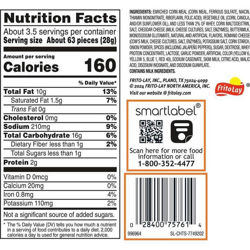 slide 5 of 7, Cheetos minis Cheddar Jalapeno Chips - 3.625oz, 3.625 oz