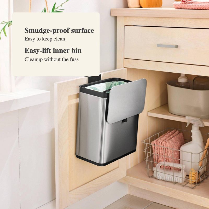 slide 4 of 4, Compost Bin Stainless Steel - Brightroom™, 1 ct