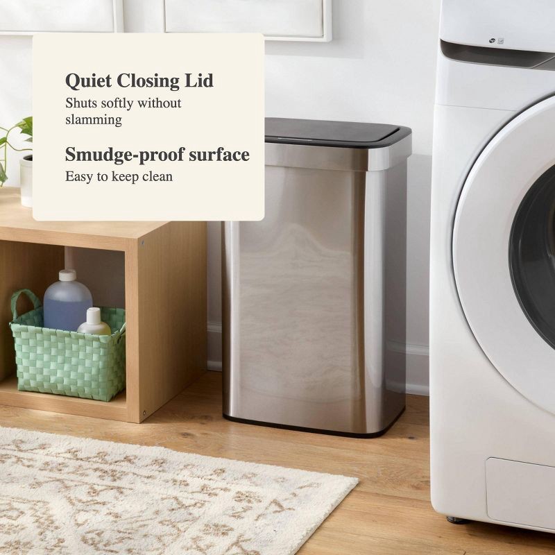 slide 4 of 4, Motion Wastebasket without Liner - Brightroom™, 1 ct