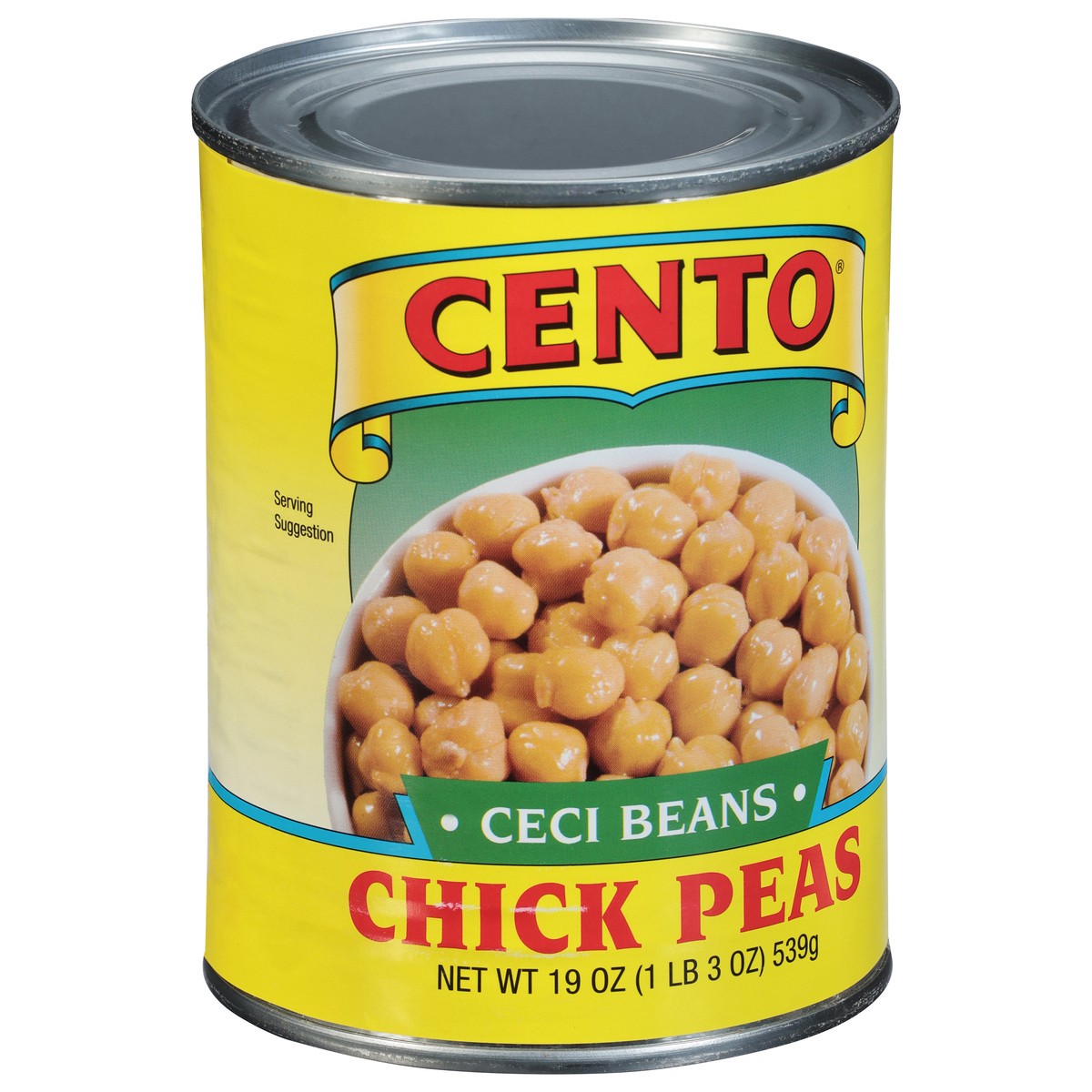 slide 5 of 9, Cento Chick Peas 19 oz, 19 oz