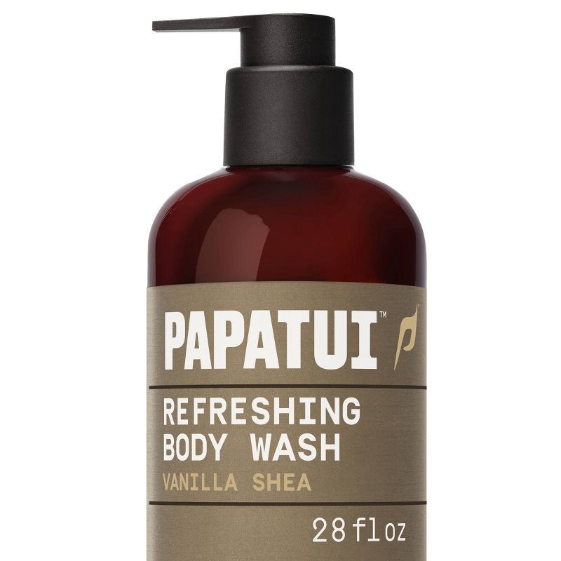 slide 1 of 10, Papatui Men's Sulfate-Free Exfoliating and Hydrating Coconut Oil Body Wash - Vanilla Shea - 28 fl oz, 28 fl oz