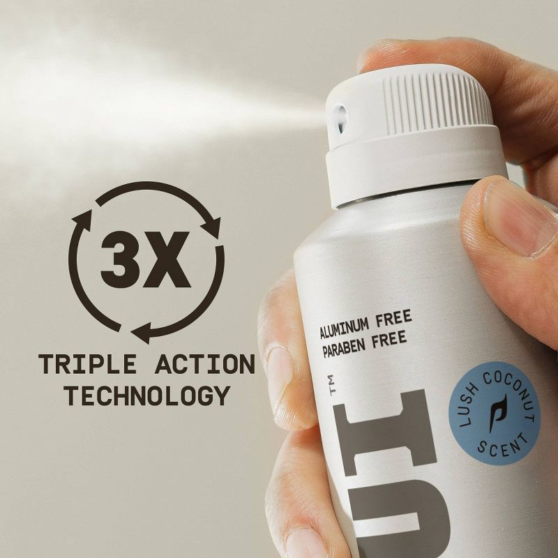slide 3 of 11, Papatui Men's Aluminum-Free Long-Lasting Odor Protection Body Deodorant Spray - Lush Coconut - 5oz, 5 oz
