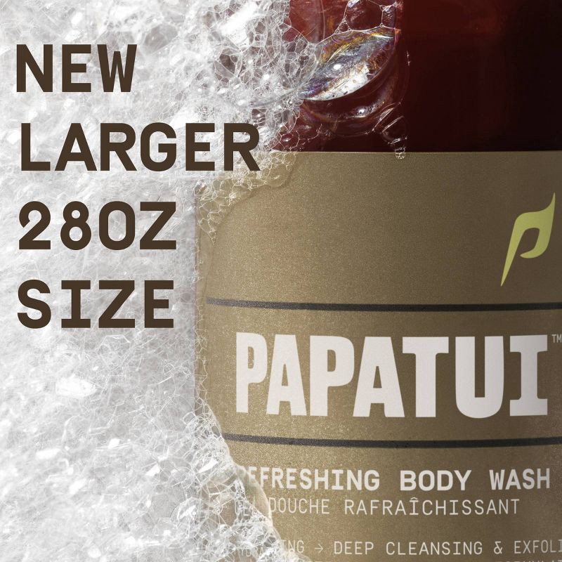 slide 3 of 10, Papatui Men's Sulfate-Free Exfoliating and Hydrating Body Wash - Cedar Sport - 28 fl oz, 28 fl oz