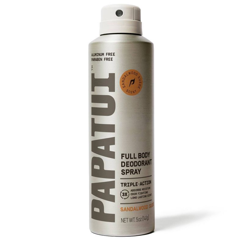 slide 2 of 11, Papatui Men's Aluminum-Free Long-Lasting Odor Protection Body Deodorant Spray - Sandalwood Suede - 5oz, 5 oz