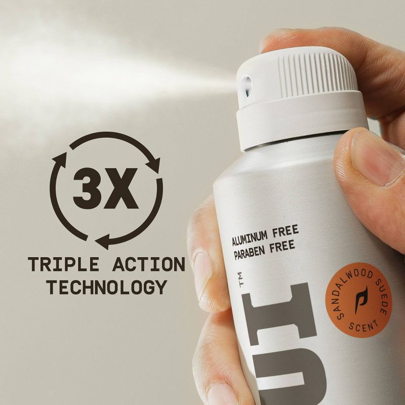 slide 3 of 11, Papatui Men's Aluminum-Free Long-Lasting Odor Protection Body Deodorant Spray - Sandalwood Suede - 5oz, 5 oz