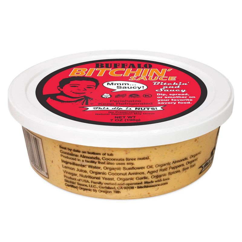 slide 3 of 5, Bitchin' Sauce Buffalo Almond Dip - 7oz, 7 oz