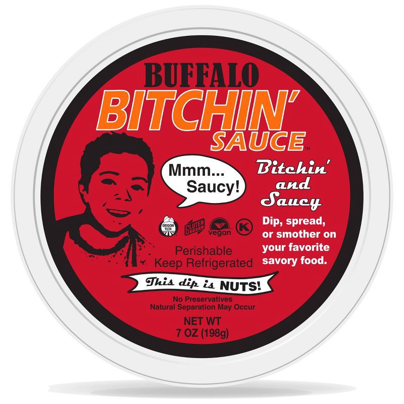 slide 5 of 5, Bitchin' Sauce Buffalo Almond Dip - 7oz, 7 oz