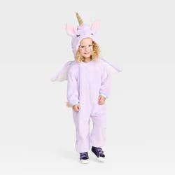 Toddler Unicorn Halloween Costume Jumpsuit - Hyde and EEK! Boutique™ Purple 18-24 Months