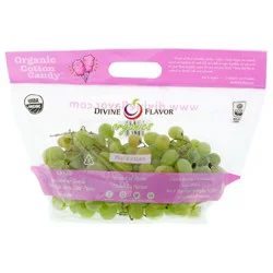 Fresh Organic Cotton Candy Grapes