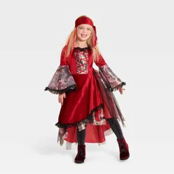 Burgundy Bloom Pirate Kids' Costume Dress - Hyde and EEK! Boutique™ S