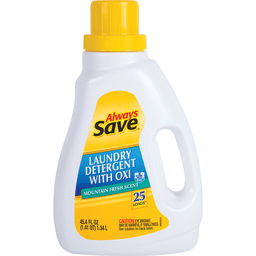 slide 1 of 1, Always Save Laundry Detergent with Oxi - Mountain Fresh, 45.4 fl oz