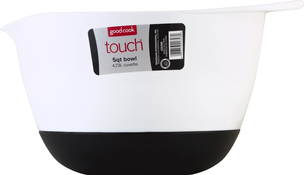 slide 2 of 3, Good Cook Touch 5 Quart Plastic Rubber Base Mixing Bowl, 1 ct