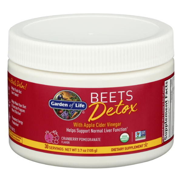 slide 1 of 1, Garden of Life Beets Detox Cranberry Pomegranate, 1 ct