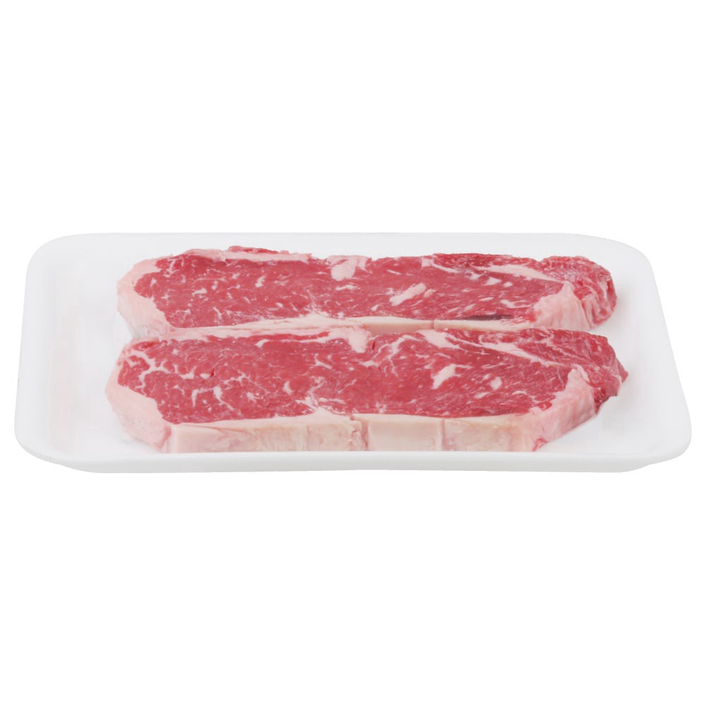 slide 1 of 1, Boneless Kansas City Strip Steak Value Pack, per lb
