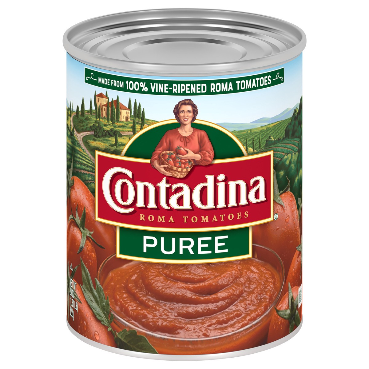 slide 1 of 5, Contadina Tomato Puree, 