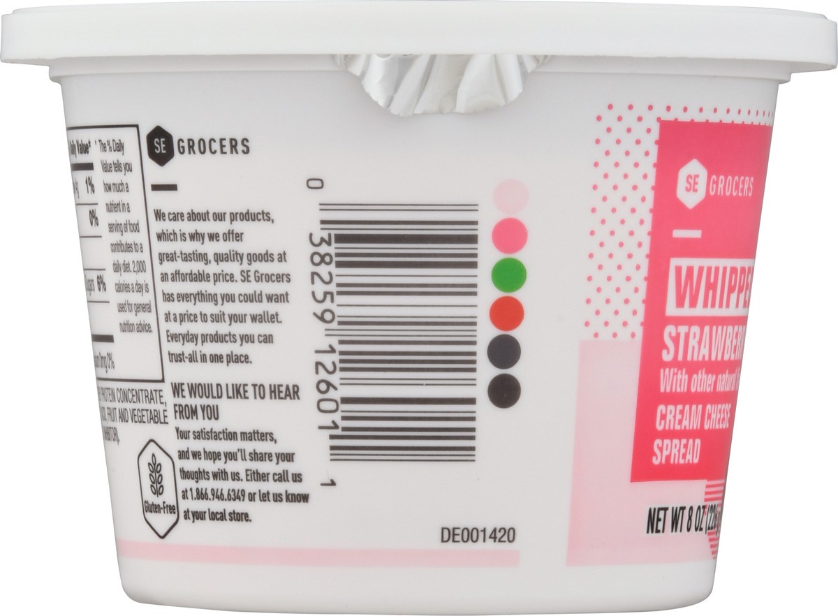 slide 3 of 14, SE Grocers Strwbry Whpd Crm Che - 8 oz, 8 oz