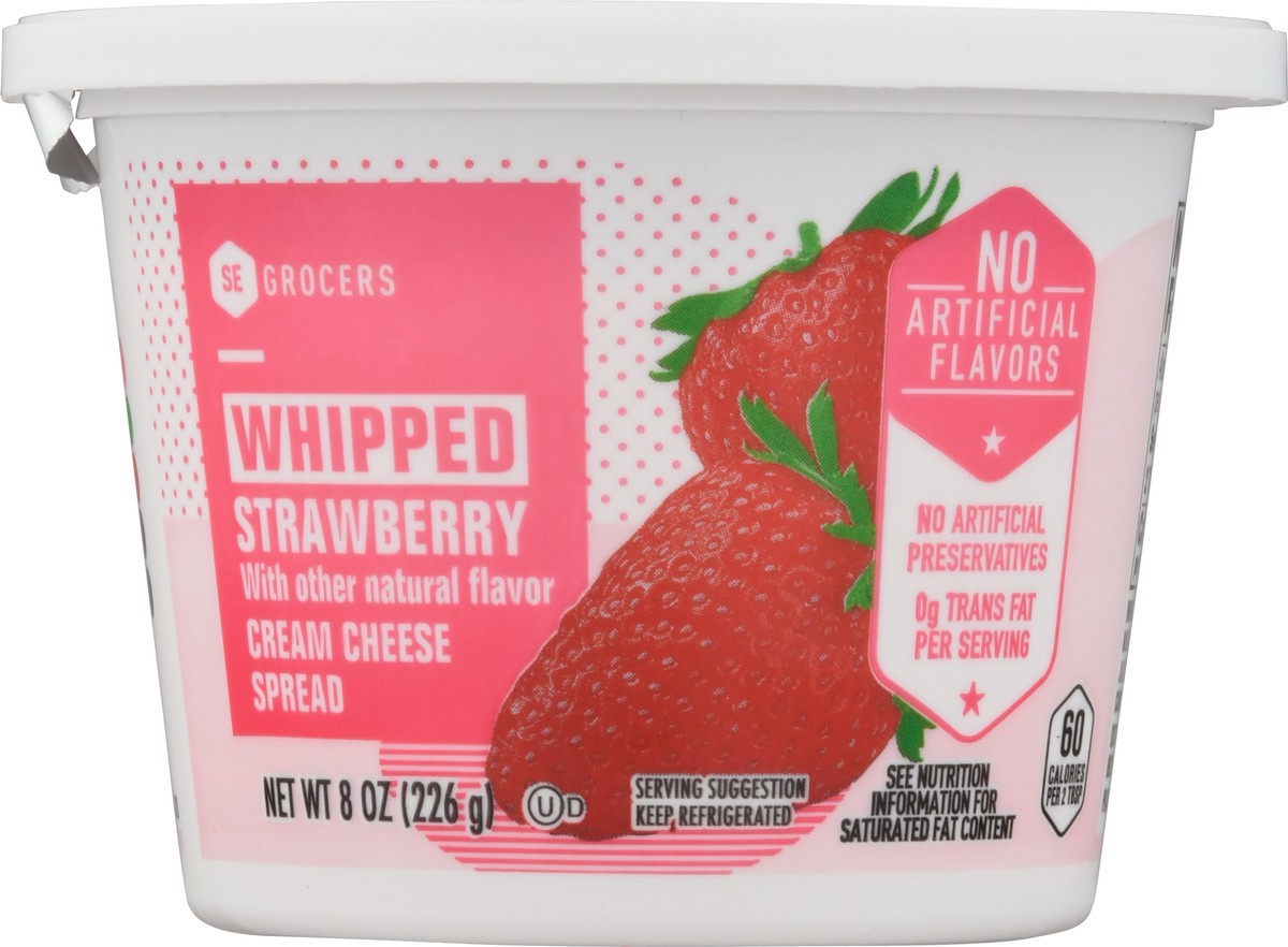 slide 14 of 14, SE Grocers Strwbry Whpd Crm Che - 8 oz, 8 oz