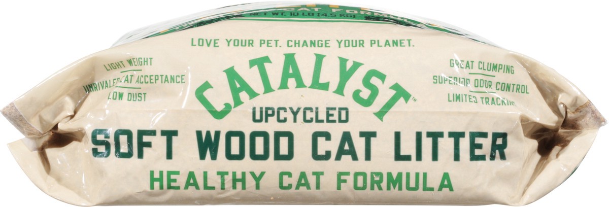 slide 7 of 13, Catalyst Healthy Cat Formula Upcycled Soft Wood Cat Litter 10 lb, 10 lb