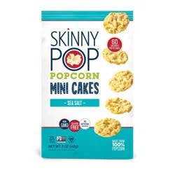 SkinnyPop Sea Salt Popcorn Mini Cakes - 5oz